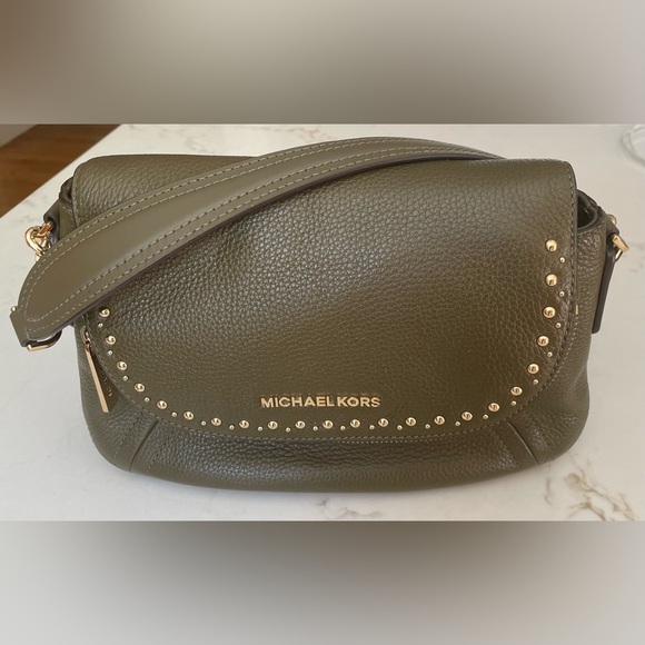 Michael Kors Pebbled Leather Shoulder Bag - Picture 2 of 8